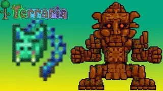Flairon vs. Golem (Terraria Gameplay PS4)