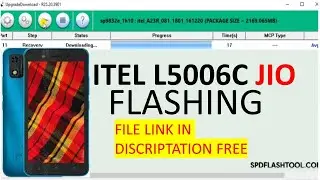 ITEL L5006C JIO FLASH FILE || ITEL JIO L5006C FLASH KAISE KRE|| ITEL 5006C FALSHING|| jiol5006cflash