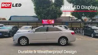 🌆 Taxi LED Advertising Display | Citywide Brand Visibility