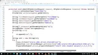 SERVLET CONNECTION WITH  JDBC   AND APACHE TOMCAT|| ADVANCE JAVA  VIDEO 3