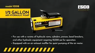ESCO Pro Series &frac12; Gallon Air Hydraulic Pump | Model 10518