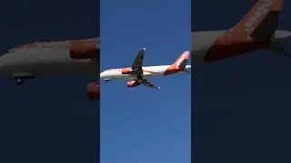 EasyJet taking-off from Prague (LKPR) #plane #planespotting #prague #easyjet #shorts