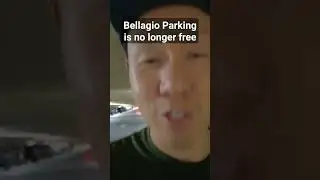 Parking at the Bellagio is paid now #explore #travel #naturalwonders
