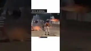 ।। Competion between  Girls and boys on Diwali cracker। ।
