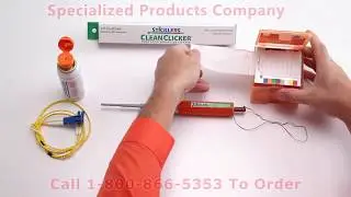 Sticklers 1.25mm CLEANCLICKER 750 for LC Patchcord and Bulkhead End Face Cleaning