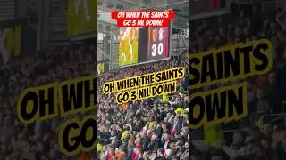 Hull City Fans Chanting Saints Go 3 Nil Down Towards The Southampton Fans #saintsfc #southamptonfc