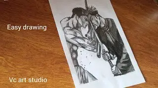 Lookism Fight Scene Drawing &ndash; Gun Park vs Goo Kim Tutorial ||
