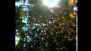 ערוץ הכנסת - הרב עובדיה יוסף הובא למנוחות, 7.10.13