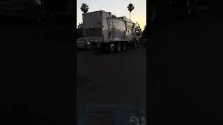 Trash pick up of 7 eleven