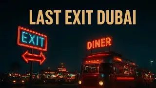 LAST EXIT Dubai | Retro Food Truck Park, Night Vibes & Street Food Adventure