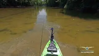 Rigged up the Jackson Coosa HD Kayak with a Trolling Motor