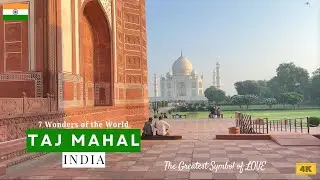 India📍Taj Mahal Ep 1 - WALKING TOUR , New Delhi to Agra . Marble Workshop. Greatest symbol of LOVE