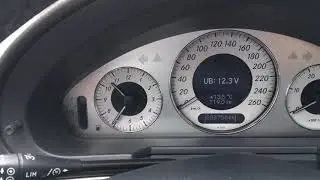 Verstecktes Men&uuml; S211 VorMopf W211 VorMopf