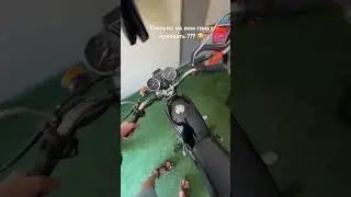 Подкидыш в гараже 😅 #эндуро #offroad #питбайк #crash #enduro #motocross #dirtbike #мопед #китай