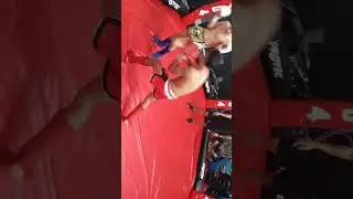 Claudio Cespedes vs Manuel Cabrera. Pelea Semiprofesional De Kick Boxing