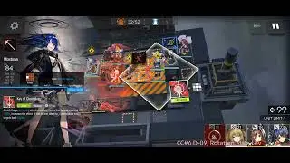 【Arknights】 CC#6 Day 9, Deserted Factory, Risk 8 Risk 9, Hard-mode, | Caster-style
