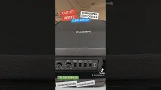 SUBWOOFER AMPLIFICATO SOTTOSEDILE NEW MODEL 2024