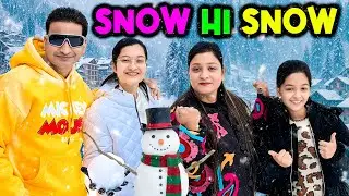 SNOW HI SNOW ❄️😍 | FINALLY GULMARG PAHUCH GAYE! 🏔️☃️ | Jinni & Dhwani Ka DREAM TRIP ❄️🔥 Cute Sisters