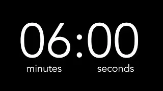 6 Minute Countdown Timer