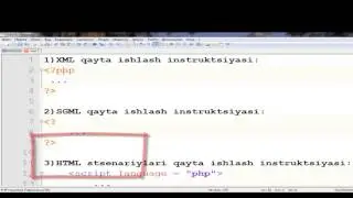 Php darslar 1
