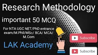 Research Methodology MCQ for NTA/PhD/M.Phil entrance exam