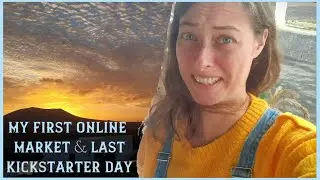 Studio Vlog #18 - First online market & last Kickstarter day