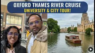 Oxford Thames River Cruise, University and City Tour. #uk #oxford #university #thamesriver #cruise