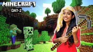 MINECRAFT DAY 2 - Started Mining For Build My First Survival House | Jeni Gaming 2.0