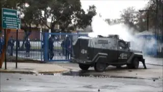 Marcha estudiantes reprimida en USACH 10/06/2014