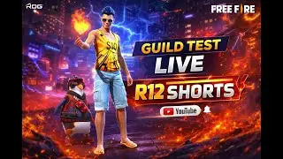 Guild Test Live 😱🔥 | Pro Players Tryout | Free Fire Guild Test | R12 SHORTS