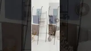 Elevate Your Bathroom Style with the Blanket Ladder Decorative Towel Rack Holder