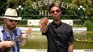 I play ukulele hip hop in Beverly Hills!