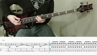 Converge - Dark Horse (bass cover with tab)