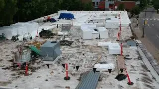 Commercial Flat Roof Installation on O'Reilly's in St  Paul