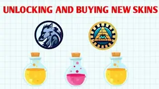 Unlocking and buying skins in Agario mobile
