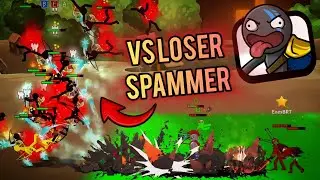 Fight Against Stupid Archidon & Spell Spammer On Ranked Again - Stick War: Spells