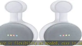 AMORTEK Outlet Wall Mount Holder for Google Home Nest Mini (1st & 2nd Gen), A Space-Saving Accessor