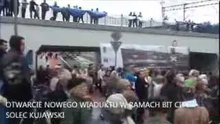 Solec Kujawski. Otwarcie nowego wiaduktu w ramach BiT City