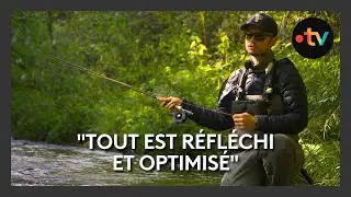 Pierre Kuntz, triple champion du monde de p&ecirc;che &agrave; la mouche