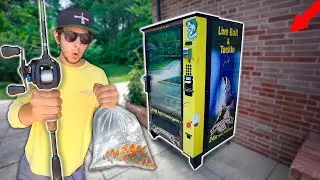 Live Minnow VENDING MACHINE Fishing Challenge!! (EPIC!)