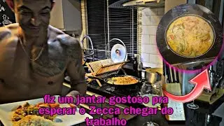 Fazendo um jantar pro Maridão