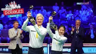 SELBY & KENNA VS ROBERTSON & MINK: snooker excellence | Frame 1 | Fast Sports #snookerplayer