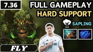 7.36 - Fly TREANT PROTECTOR Hard Support Gameplay 22 ASSISTS - Dota 2 Full Match Gameplay
