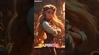 AI Draws Disney Princess as a Steampunk Inventor | Project AI