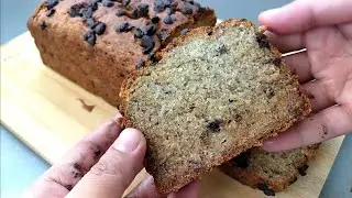Banana Bread Recipe with dark Choco-chips (optional)| Super Soft~Tasty | Easy to make | Gluten Free