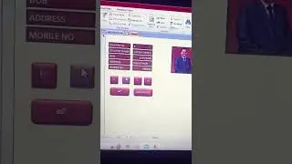 FORM CREATION MS ACCESS #BCA#TECH#coding #typing #formation #taubatauba