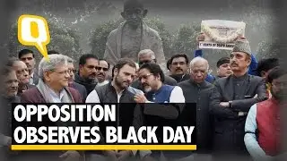 The Quint: One Month Since Demonetisation: Opposition Observes Black Day