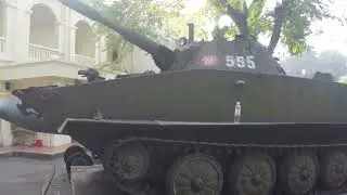 PT-76 Soviet Amphibious Light Tank at Vietnam Military History Museum
