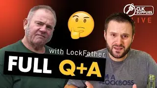 Locksmithing Questions? Ask the LockFather Live! | #Lockboss Show & Giveaway