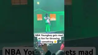 NBA Youngboy gets mad at fan for throwing something at him 2025 LA MASA TOUR  Nevada kacey concert